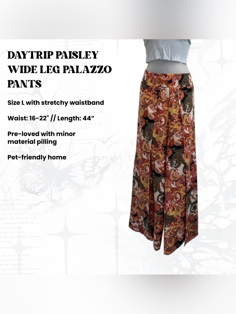 Daytrip Flowy Paisley Pants